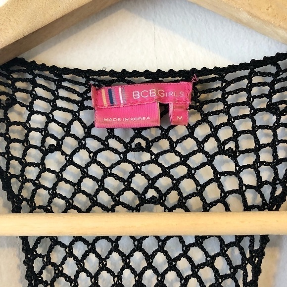 vintage BCBGirls Mesh Sequin Top - Picture 2 of 3
